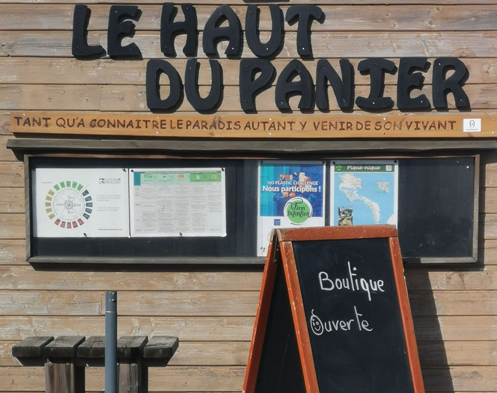 enseigne le haut dunpanier